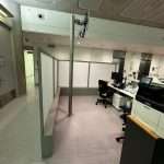 Reception screening solution installed quickly in a working hospital