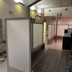 Healthcare reception privacy solution using modular T3 screening system