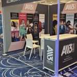 Modular event walls and counters installed at Content Americas Miami hotel venue